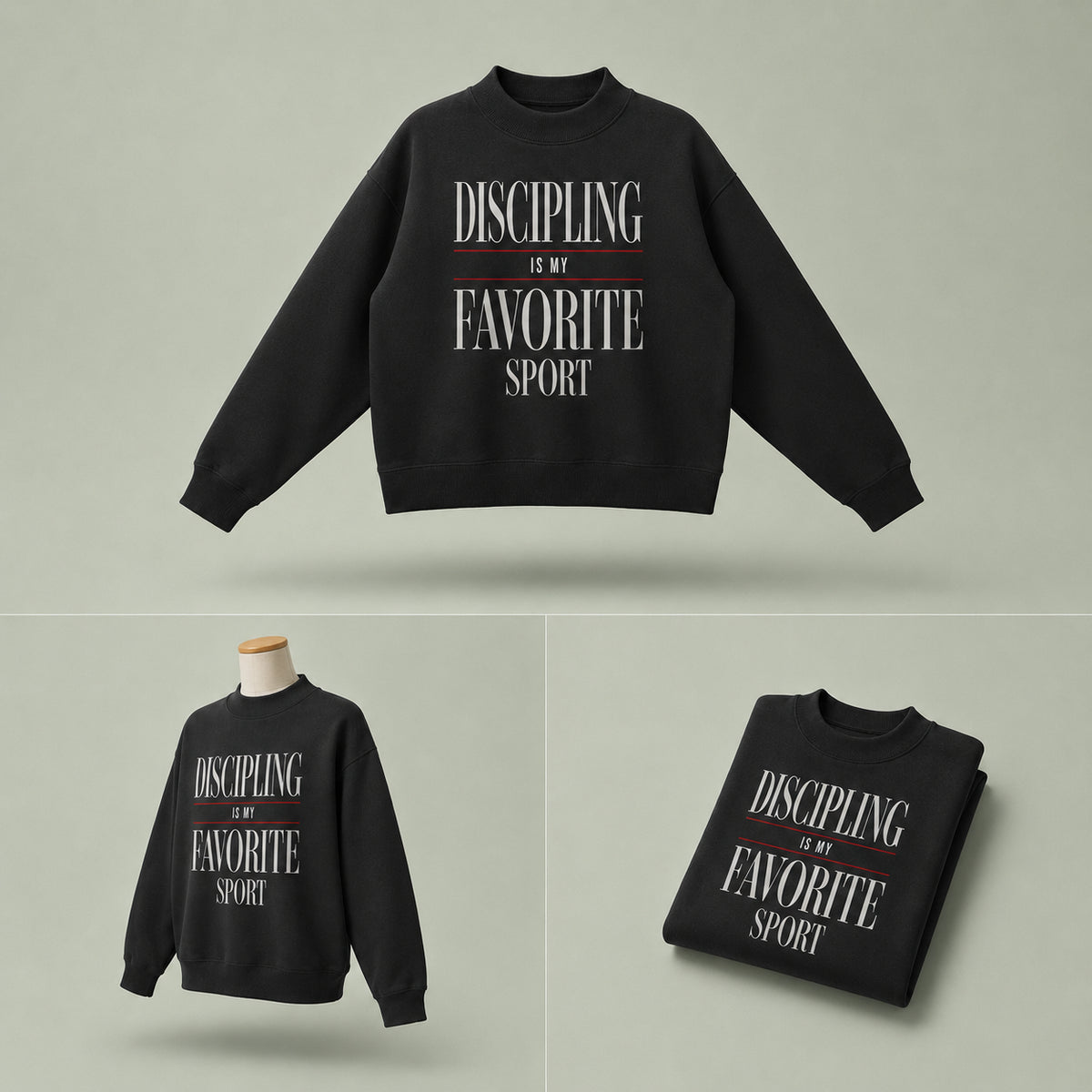 “Discipling” Fleece Crew Sweatshirt