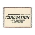Salvation Woven Blanket — "Life Becomes Limitless" Inspirational Throw