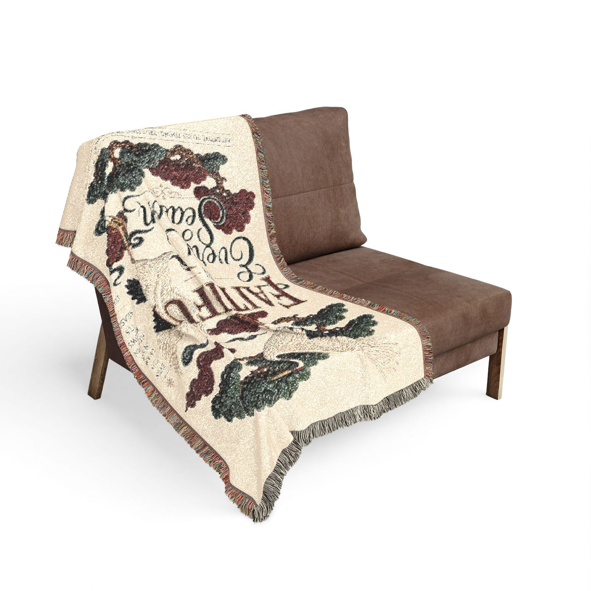 Faithful as Eagles Woven Blanket – Inspirational Christian Throw