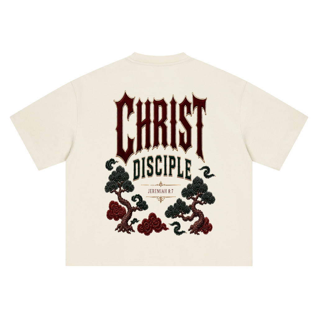Christ Disciple Faith Boxy Tee