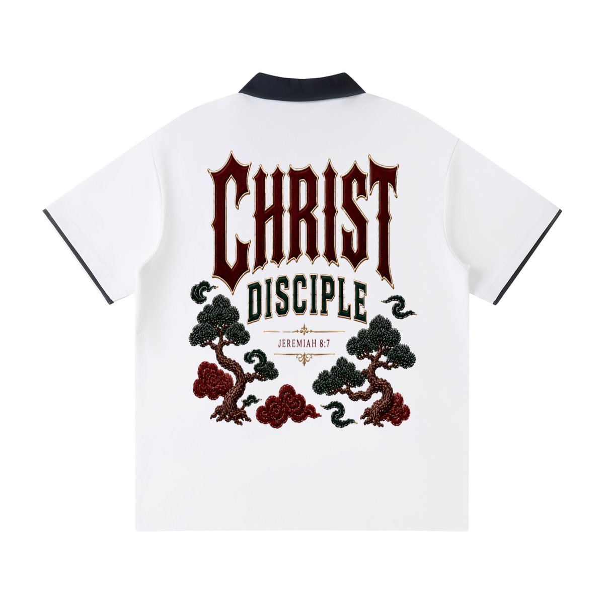 Christ Disciple Collar Polo Shirt