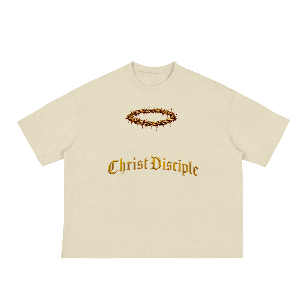 Christ Disciple Crown Loose Boxy Tee