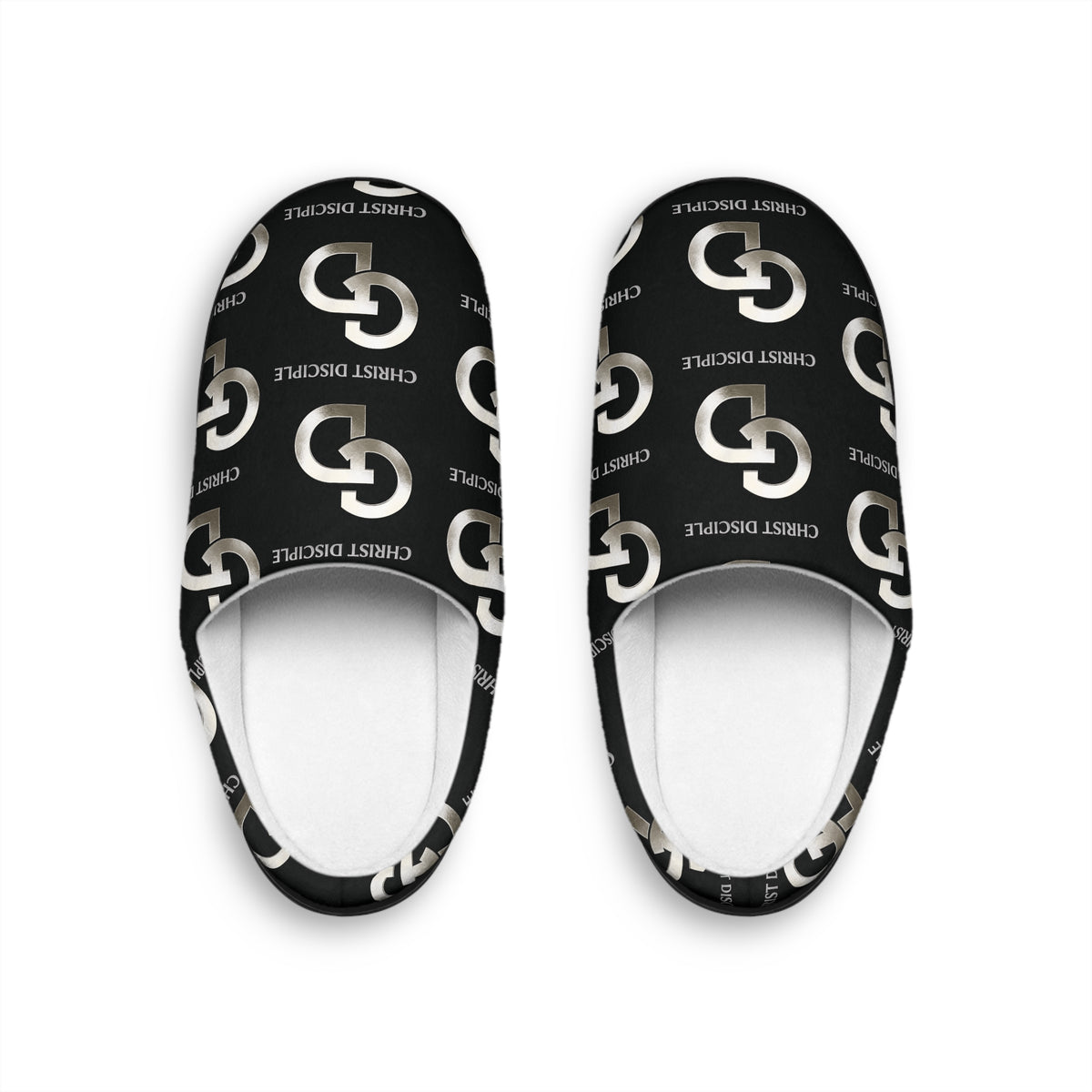 Black Christ Disciple Logo Slippers