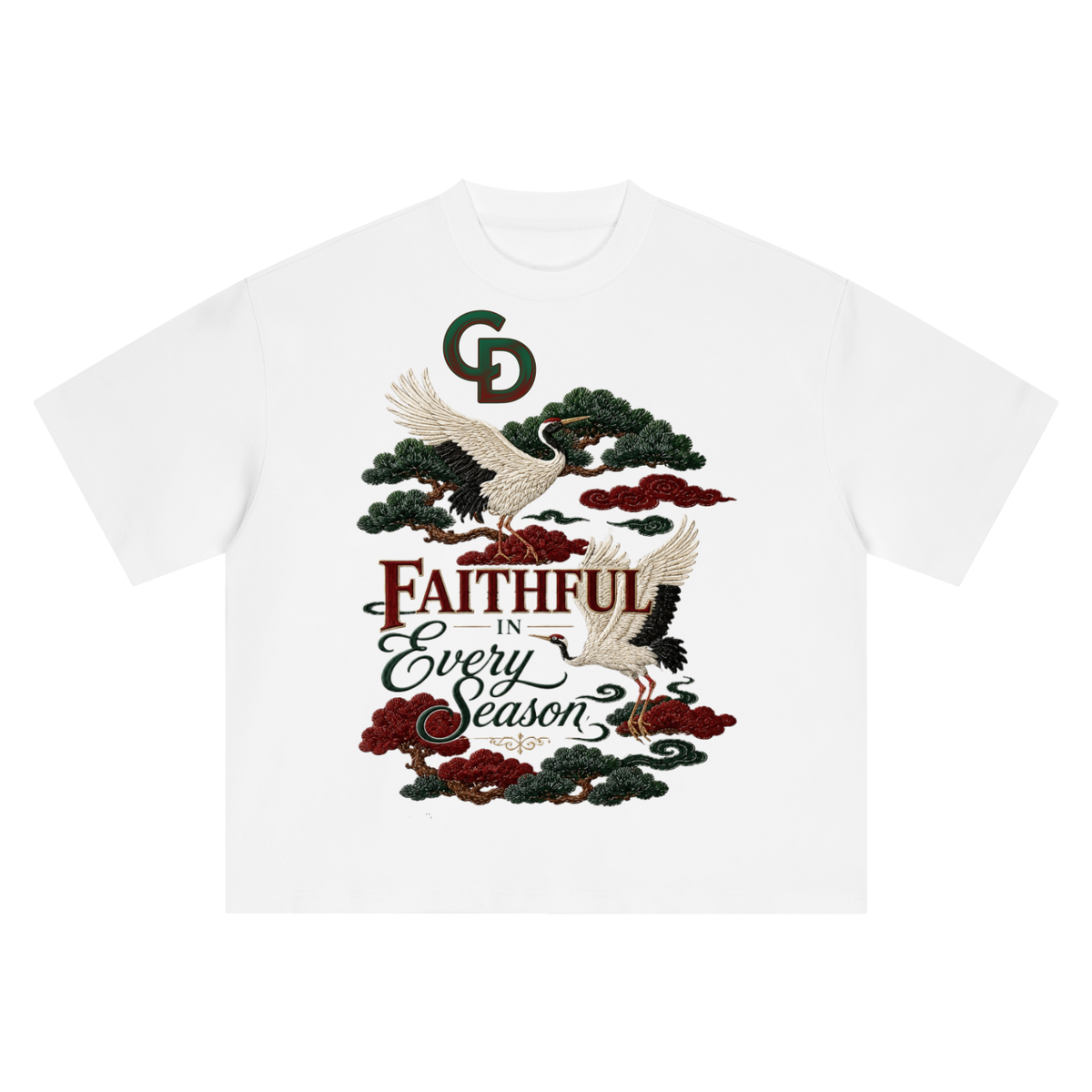 Christ Disciple Faith Boxy Tee