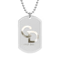 Christ Disciple Stainless Steel Dog Tag Necklace — Christian Faith Pendant