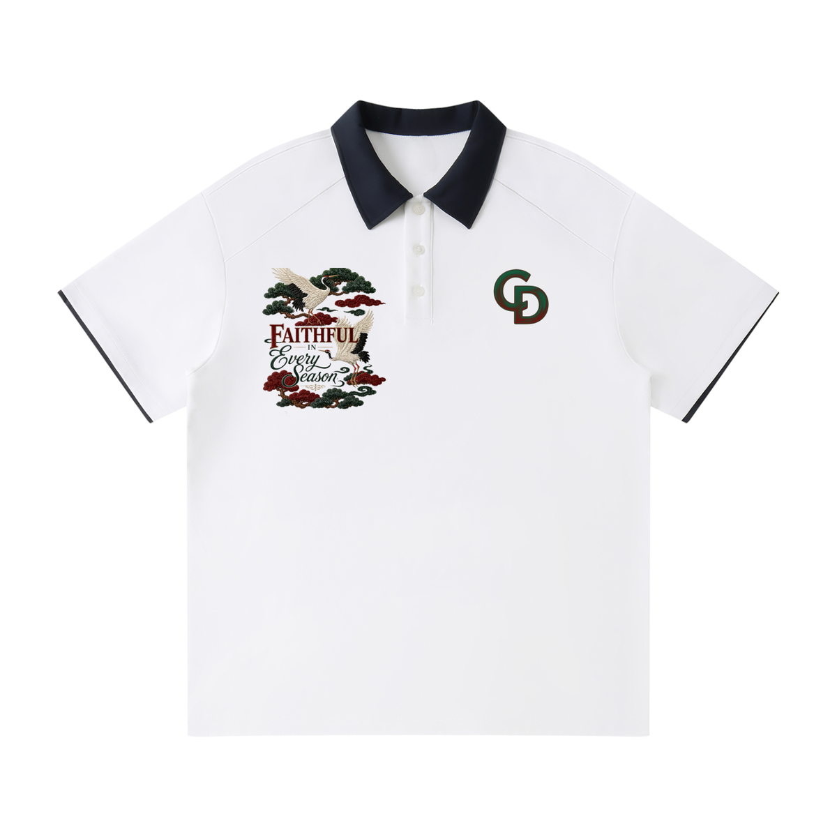 Christ Disciple Collar Polo Shirt