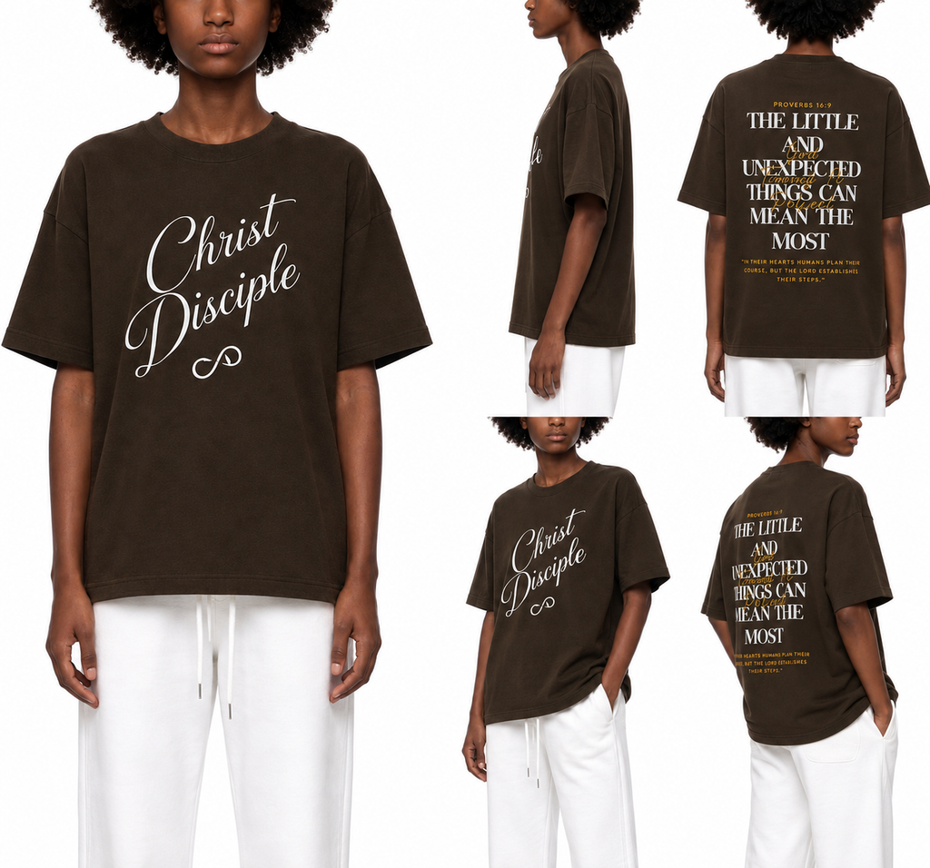 Christ Disciple Divine Appointment Heavyweight Boxy T-Shirt