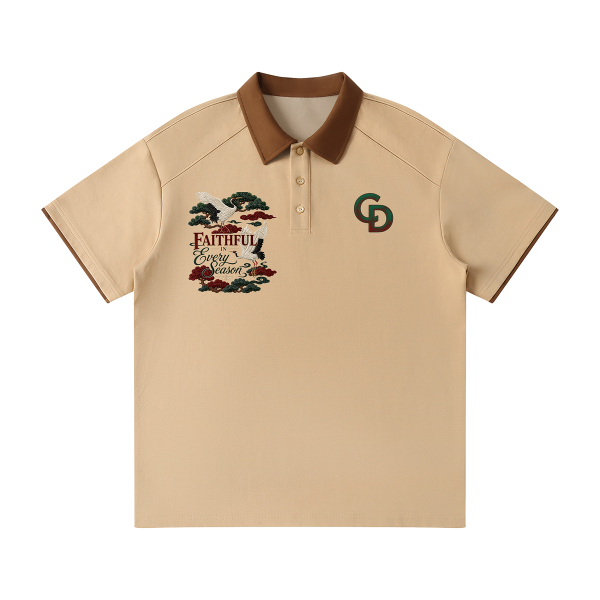 Christ Disciple Collar Polo Shirt