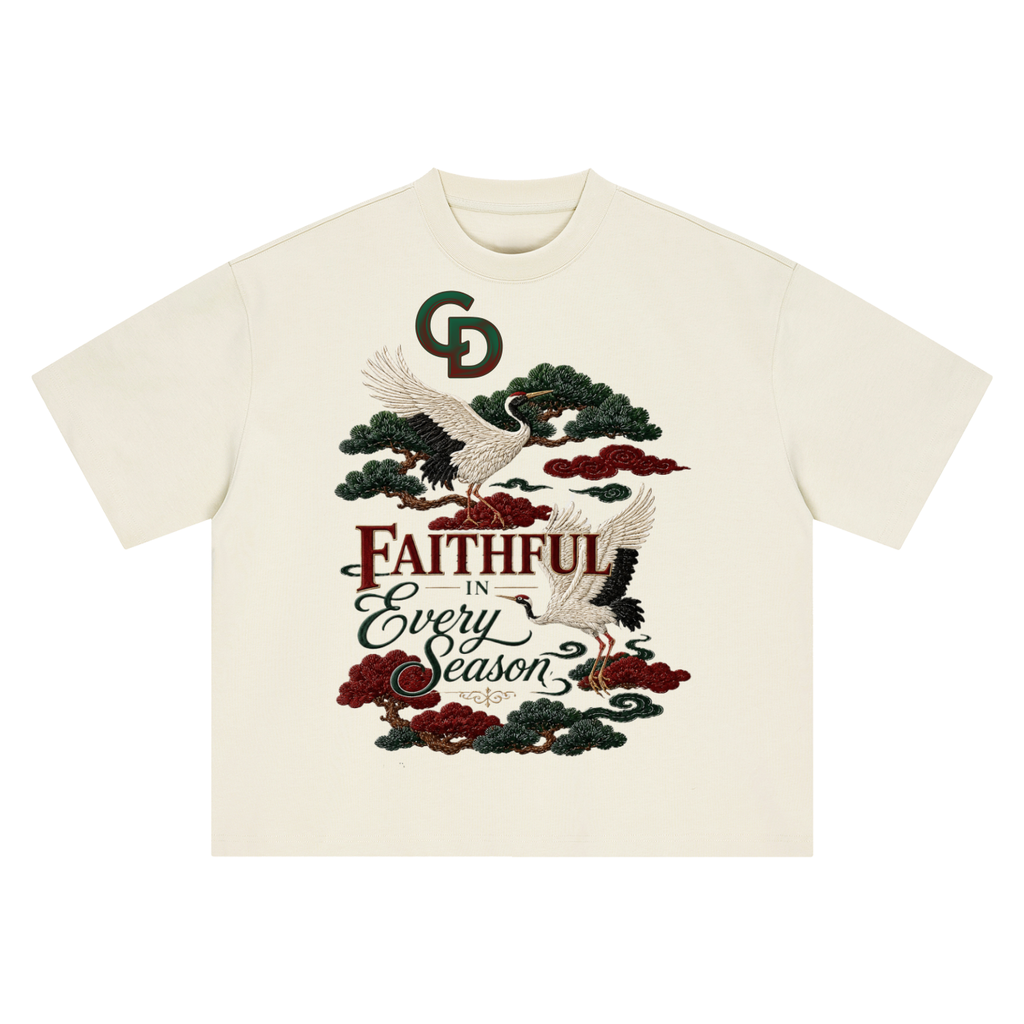 Christ Disciple Faith Boxy Tee