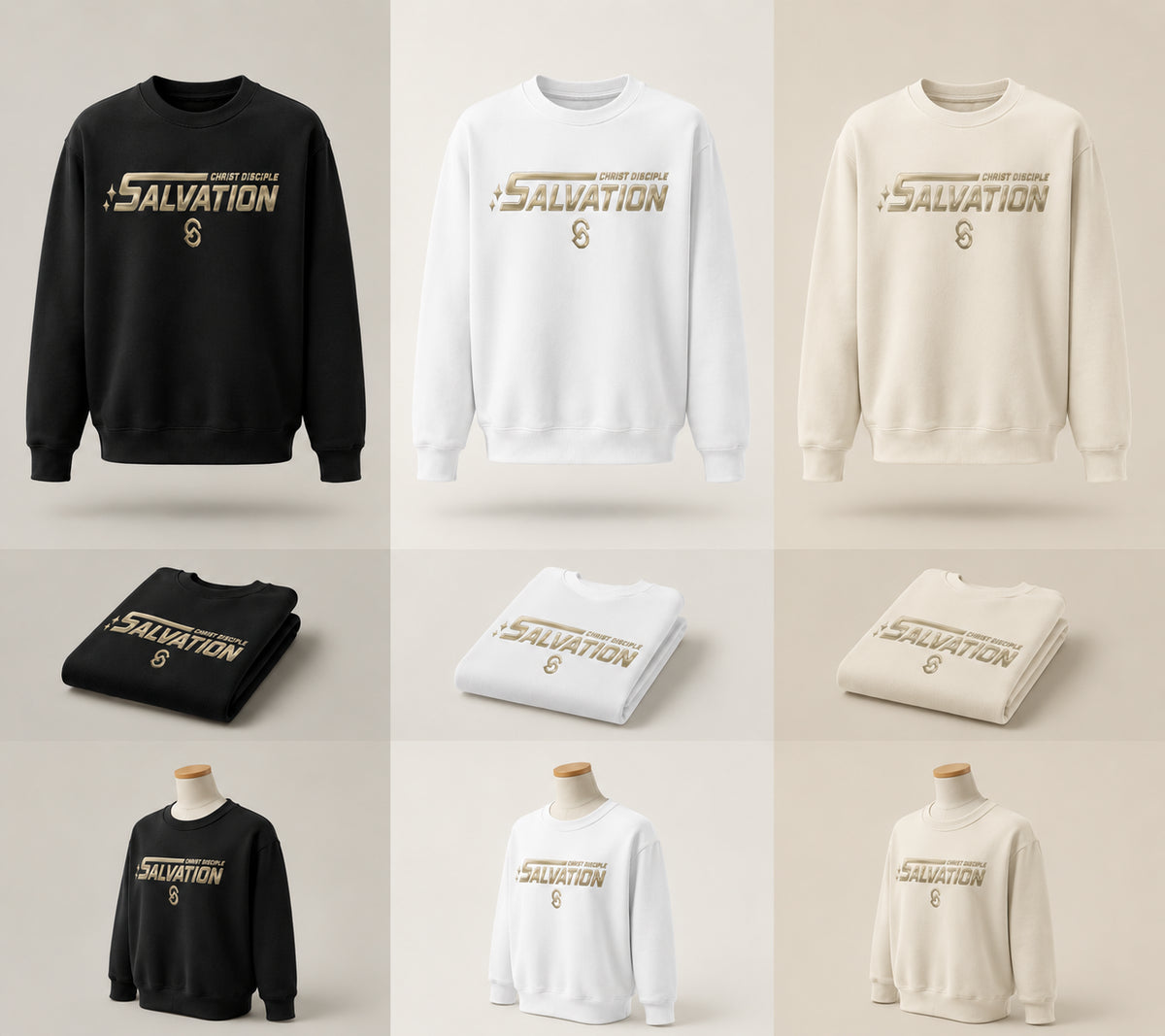 Christ Disciple Salvation Heavyweight Sweatshirt